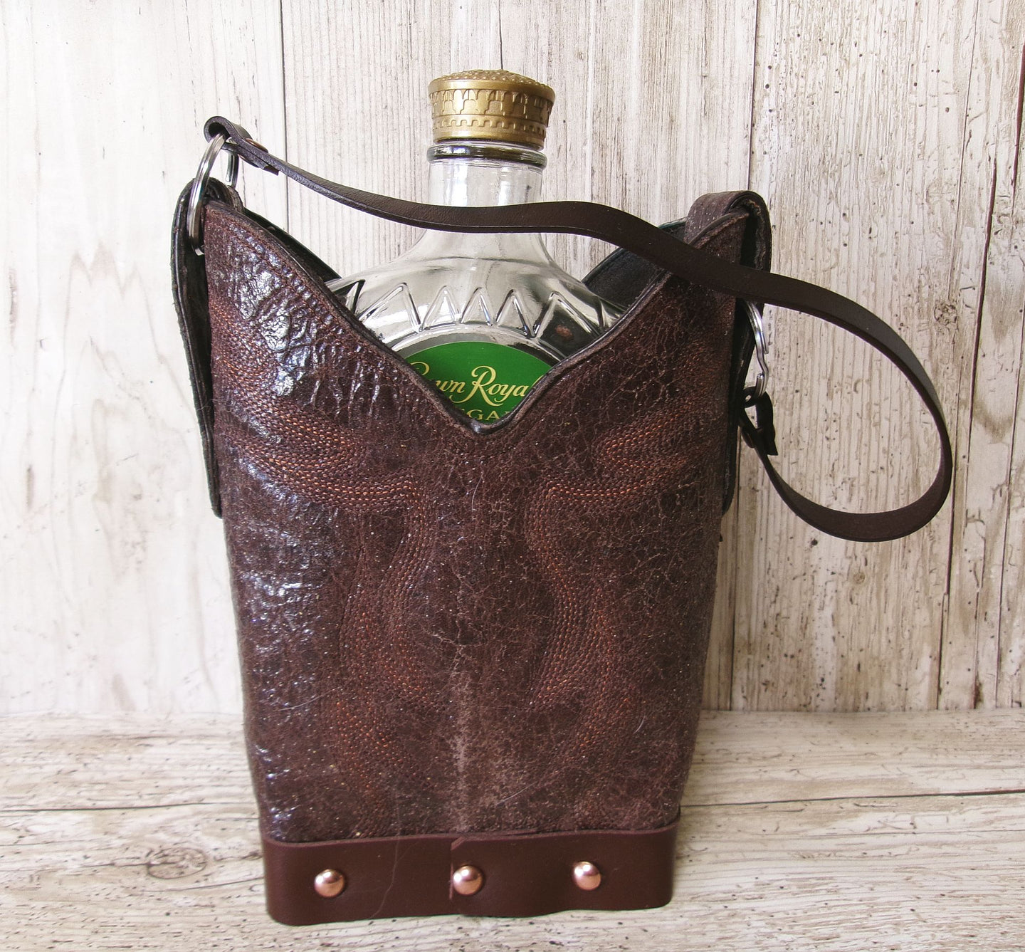 Cowboy Boot Whiskey Tote CR253